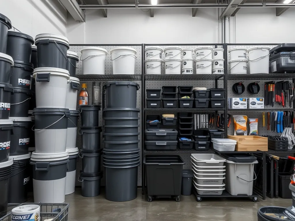 Five-gallon grit guard wash bucket system with mesh inserts