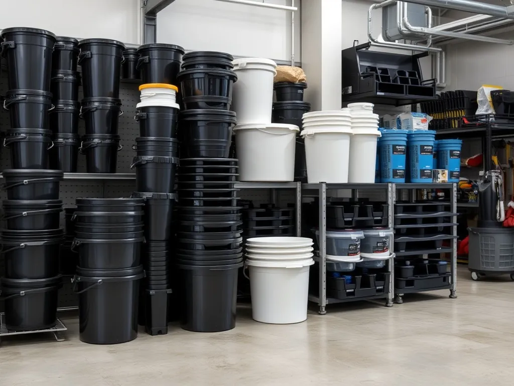 Detailing supplies organized in modular storage trays