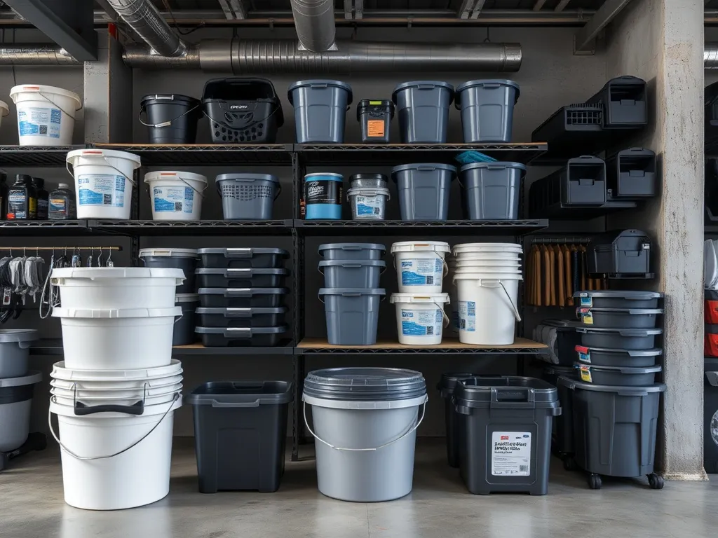 Grit guard insert inside a five-gallon wash bucket