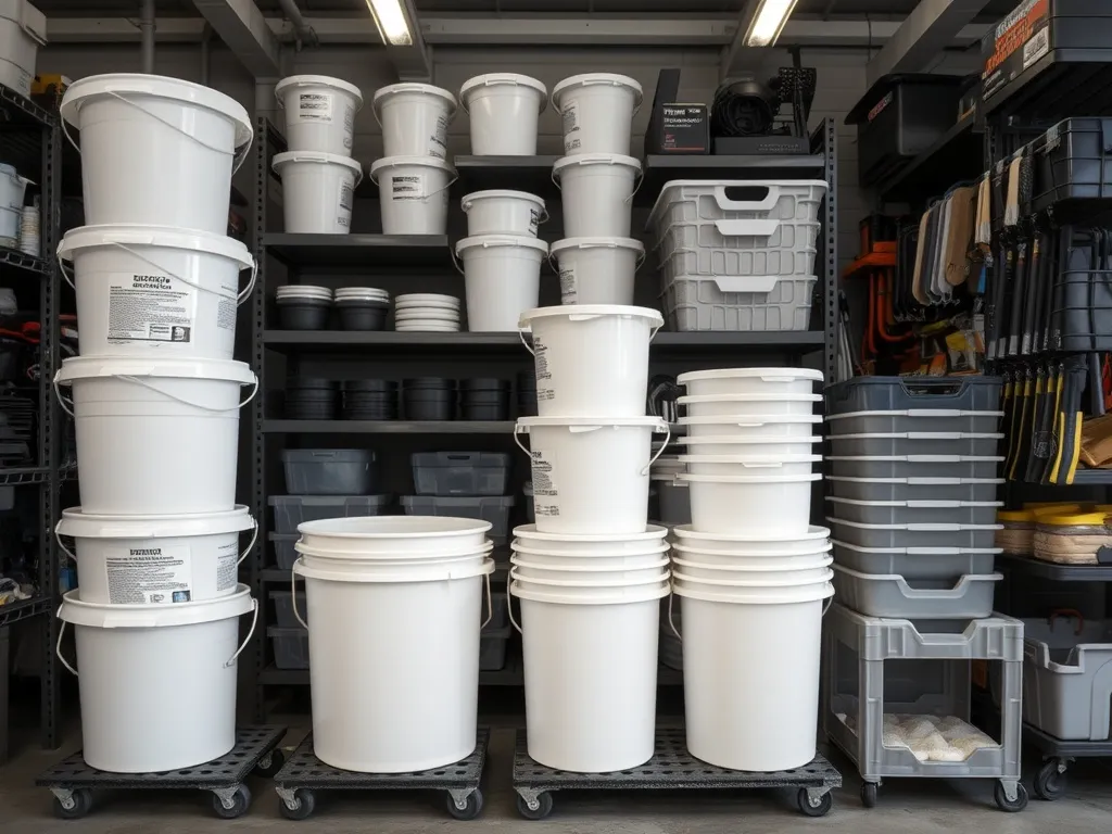Side-by-side bucket system comparison with different configurations