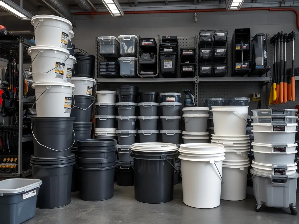 Wash bucket filled with soap suds and a microfiber mitt